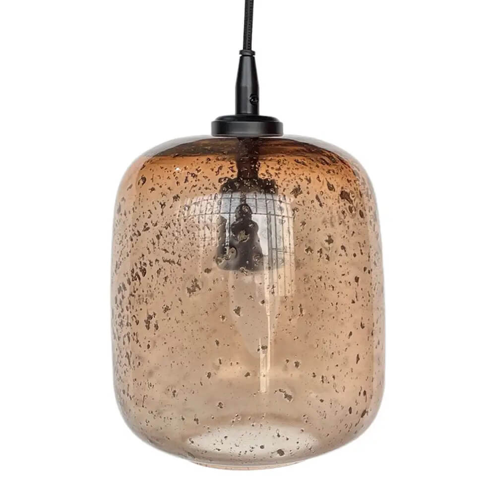 Kavi Round Glass Hanging Lamp