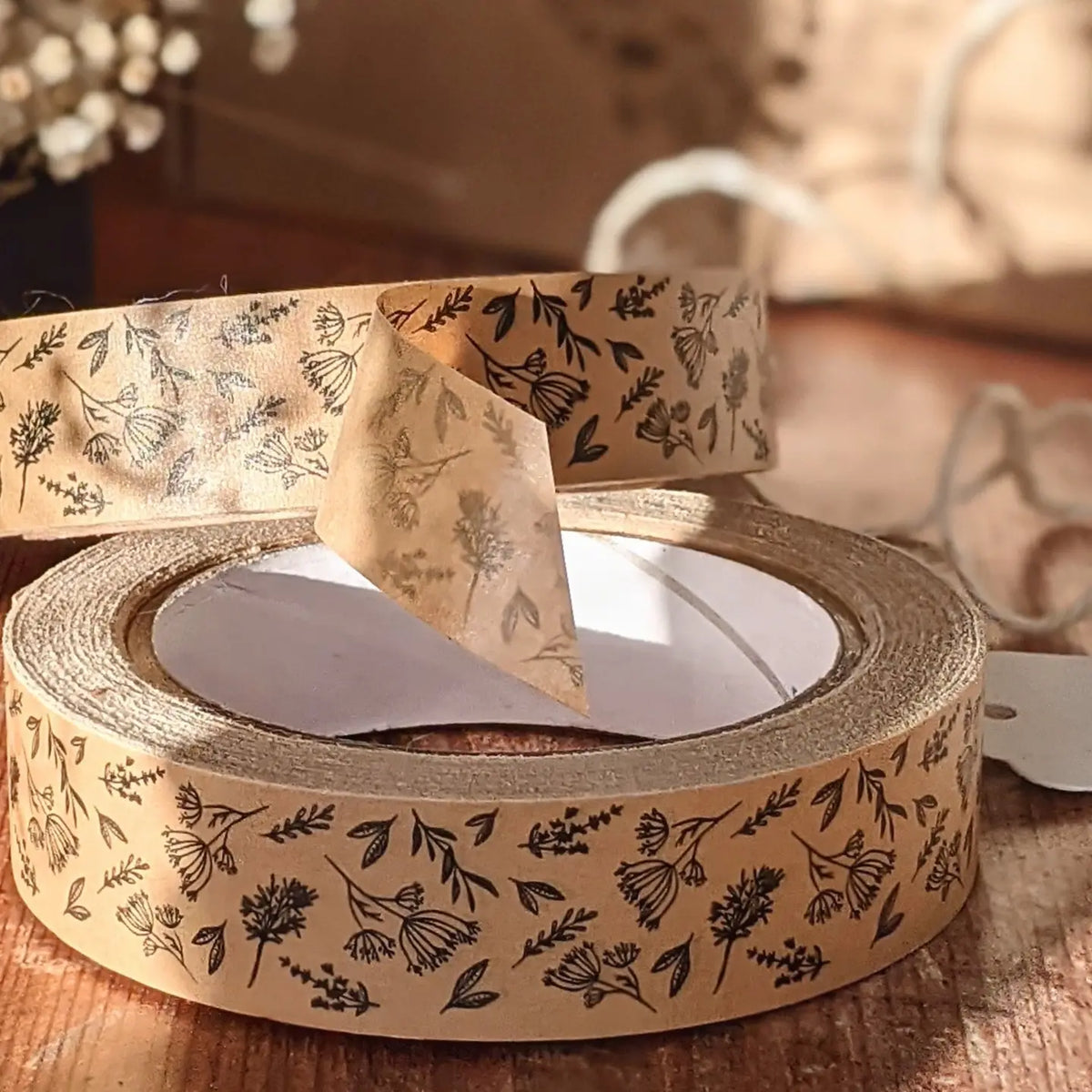 Wild Flower Kraft Paper Tape