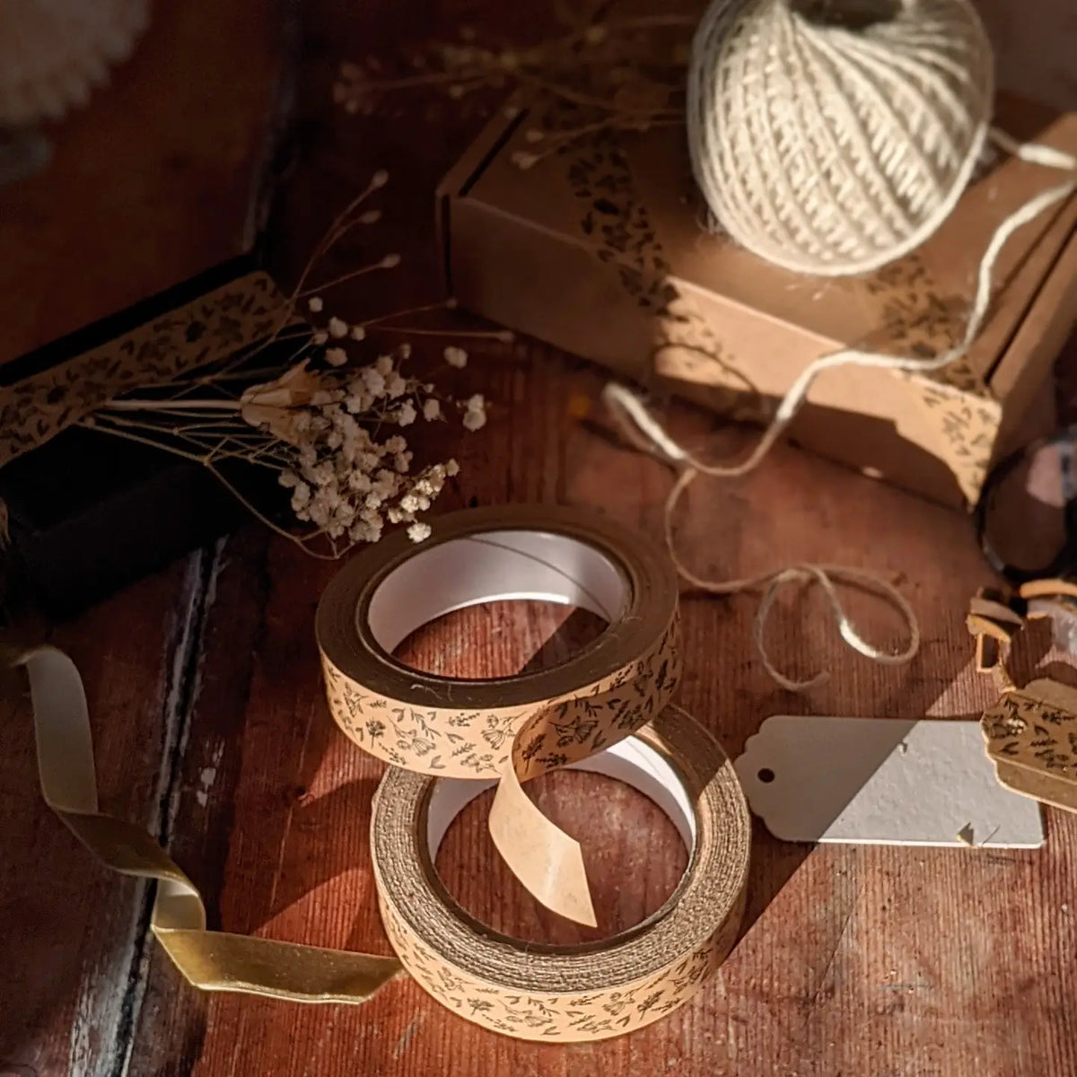 Wild Flower Kraft Paper Tape
