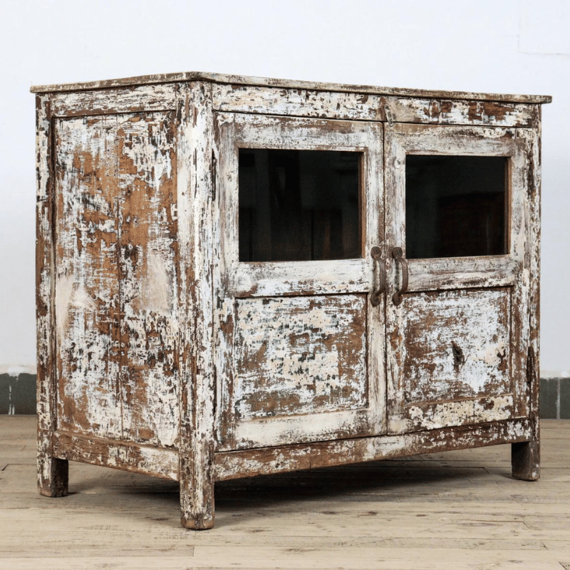 Vintage Bleached Cupboard