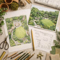 |3D Garden Design Render of a Family Garden