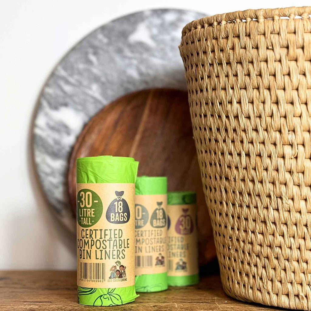 6 Litre Compostable Caddy Bags | 1 Roll of 30 Bags