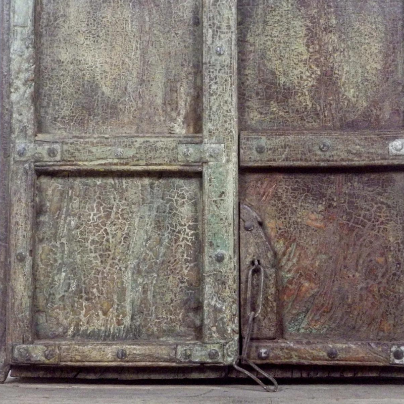 Vintage Handcrafted Brown Shutters