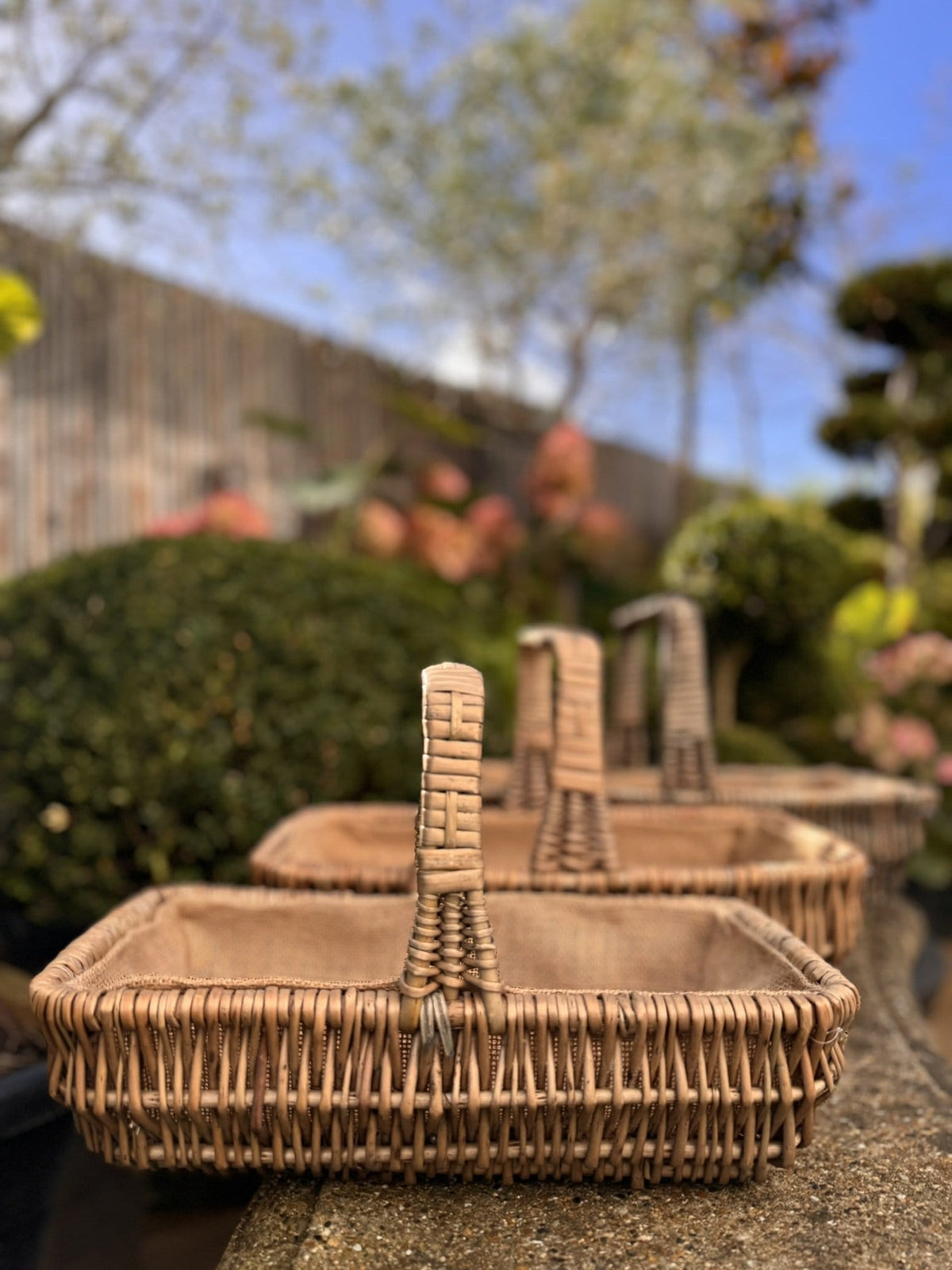 Rectangular Wicker Garden Trugs