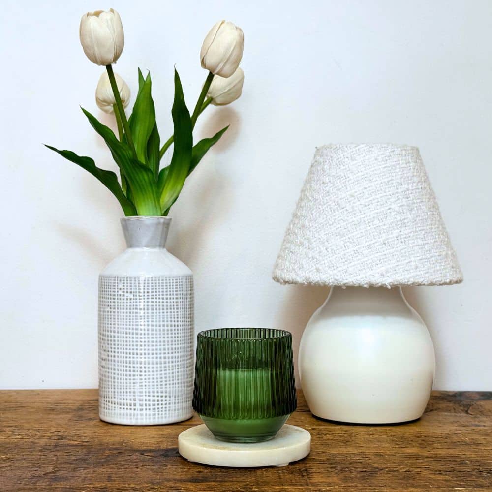 'Sicilian Basil & Wild Lemon' Small Ridged Candle