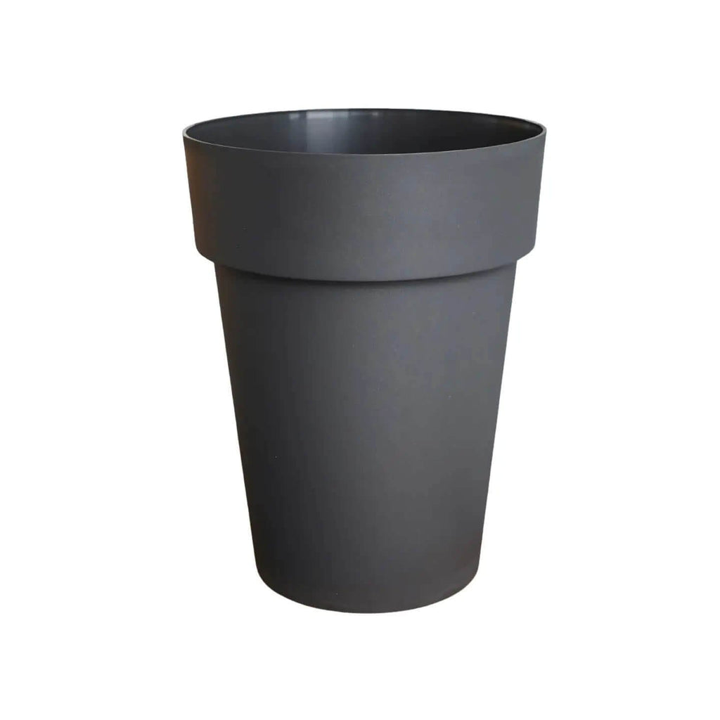 Recycled Plastic Cleo High Planter - Anthracite