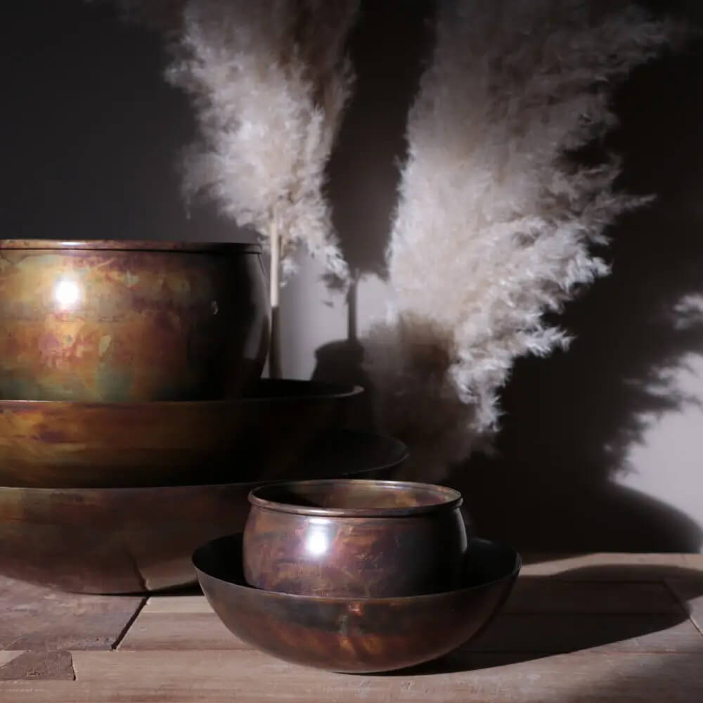 Meraki Gold Metal Bowl