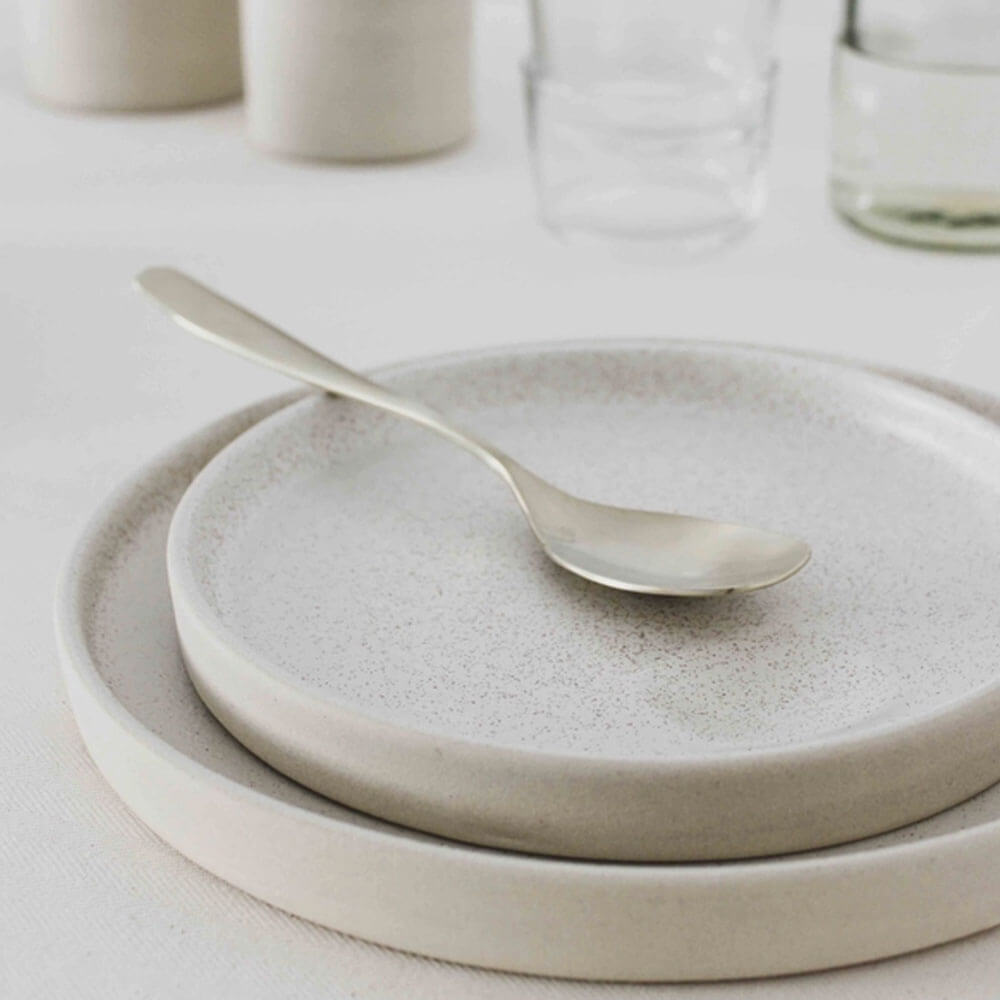 Ceramic Cream Dinner Plate