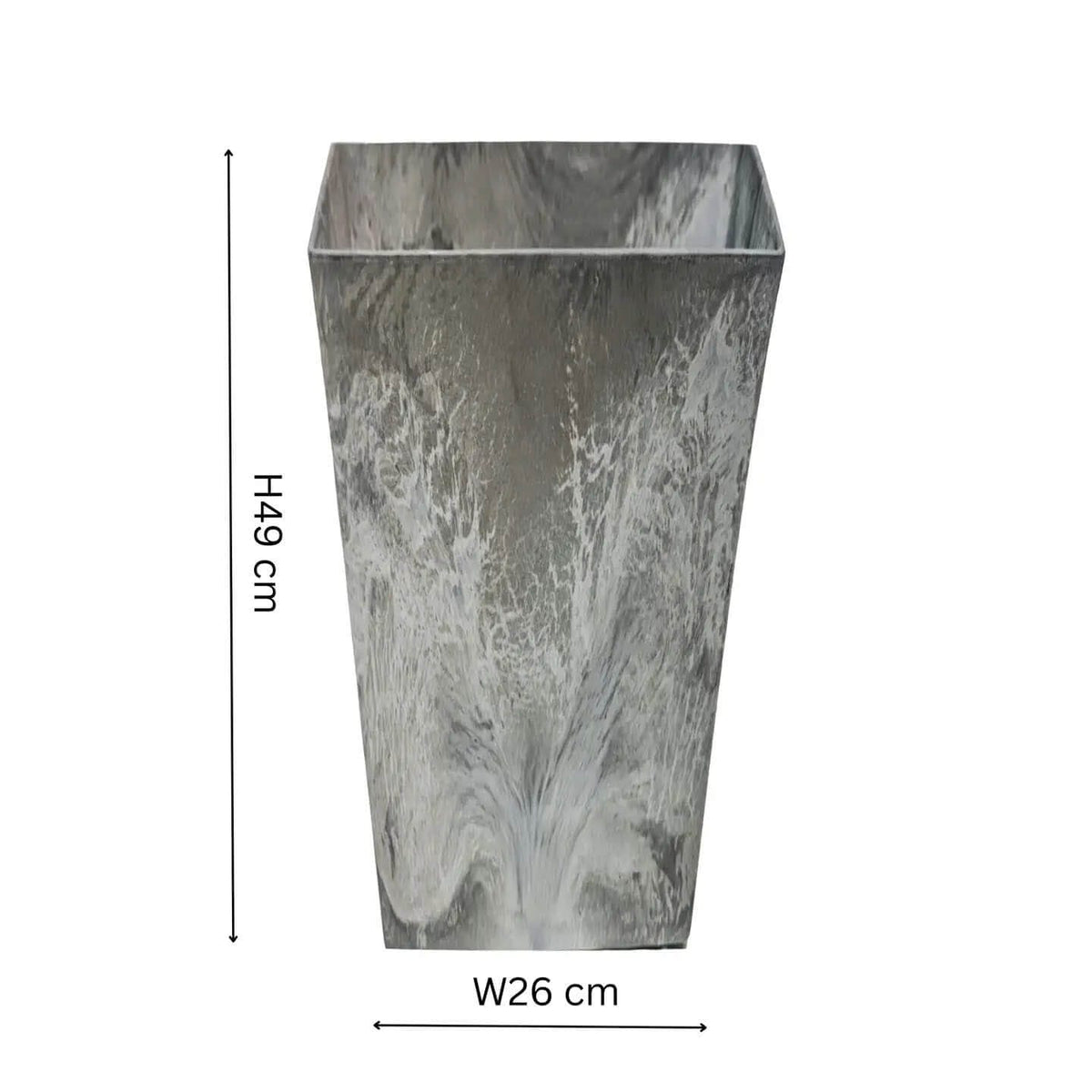 Artstone Vase - Grey
