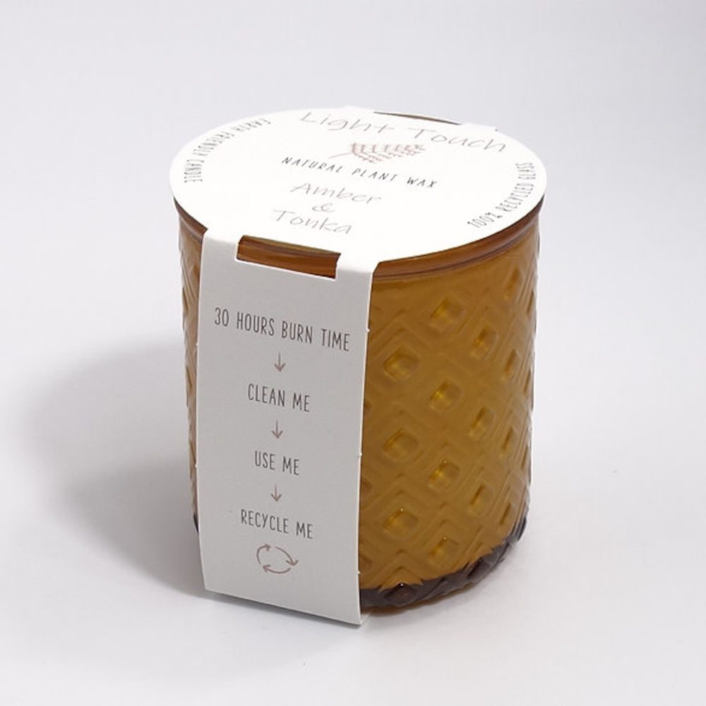 Light Touch Eco-Candle - Amber & Tonka