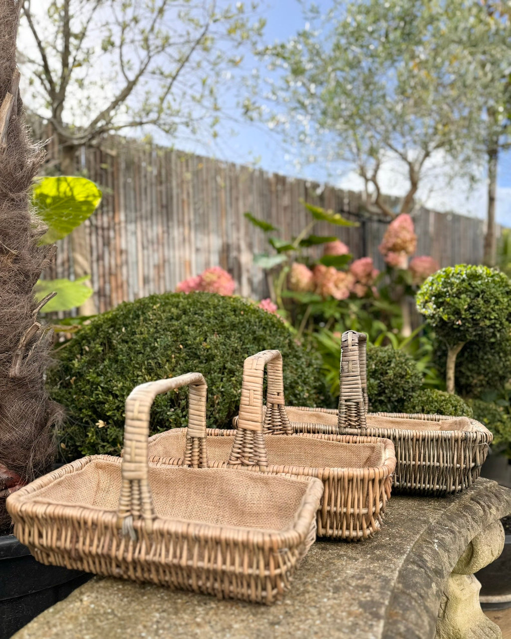 Rectangular Wicker Garden Trugs