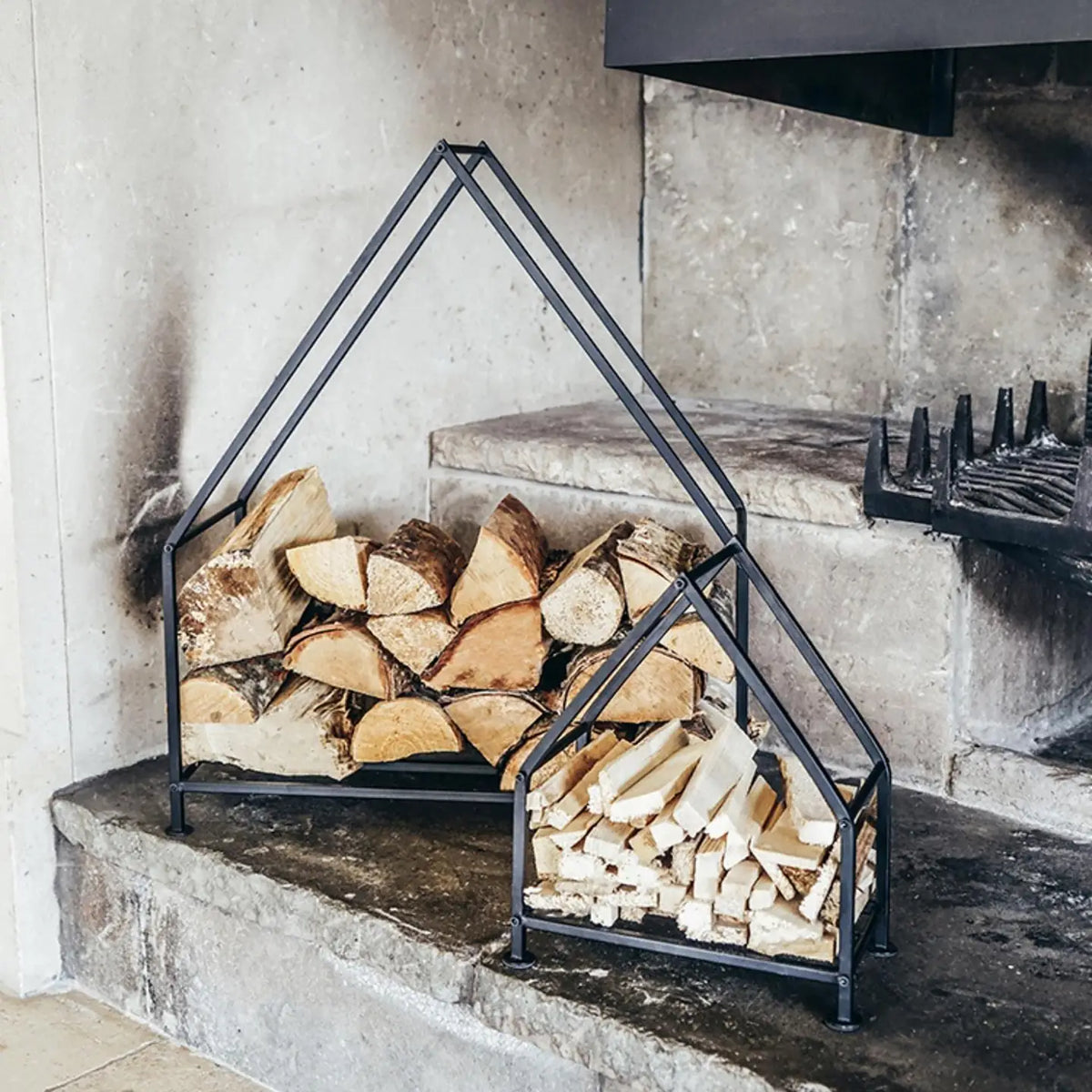 Iron House Kindling Holder