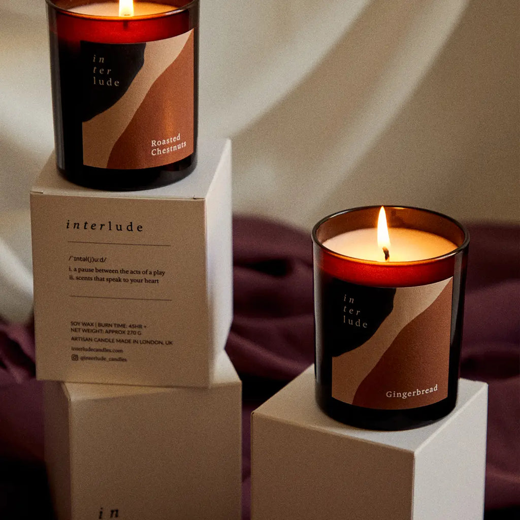 Refillable Gingerbread Scented Candle
