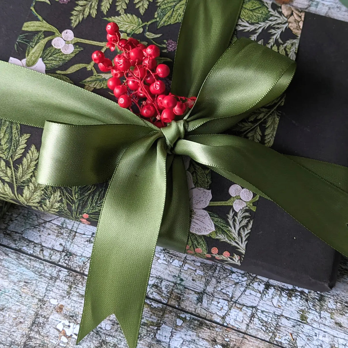 Willow Green Double Faced Satin Ribbon