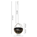 Kensington Indoor Metal Hanging Planter - Normal
