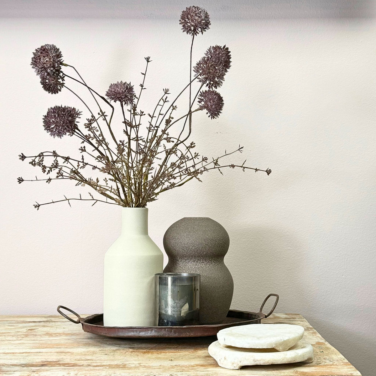 Natural Stoneware Vase