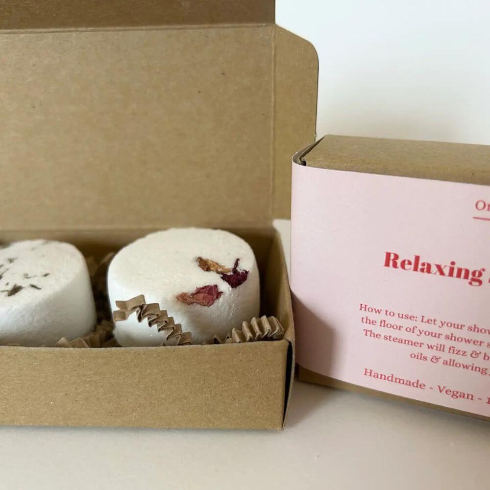 Two Piece Mini Shower Steamer Gift Set
