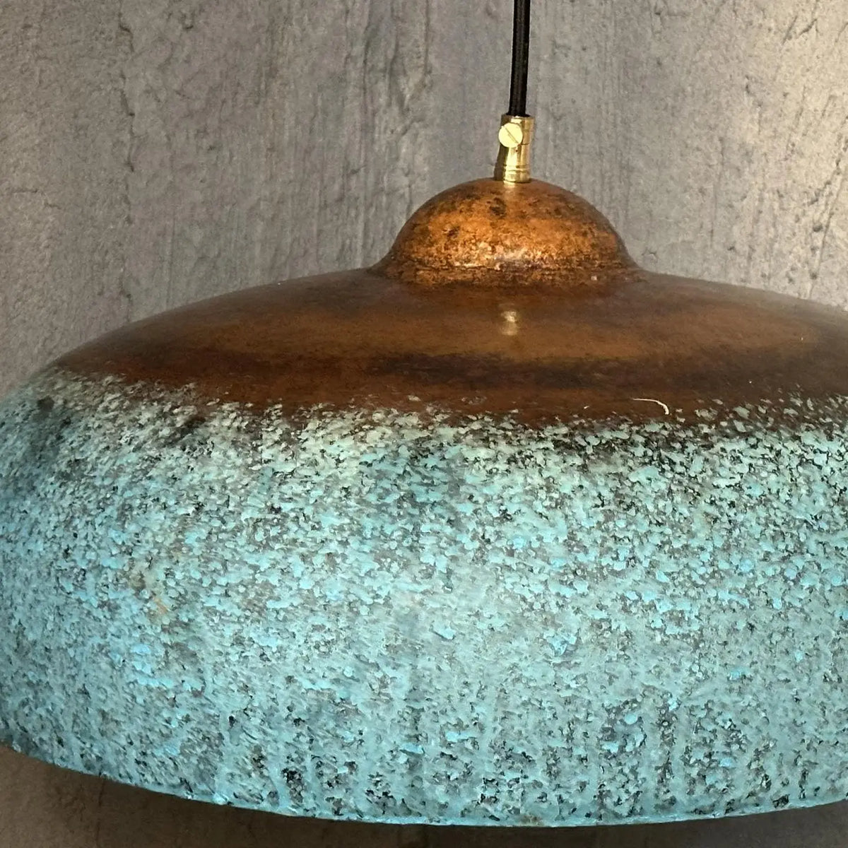 Patina Copper Pendant Light Fixture