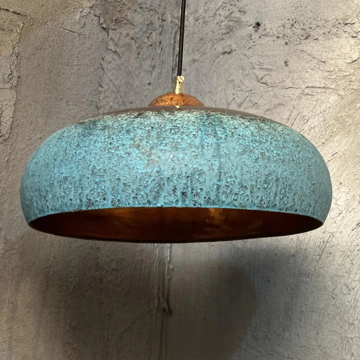 Patina Copper Pendant Light Fixture