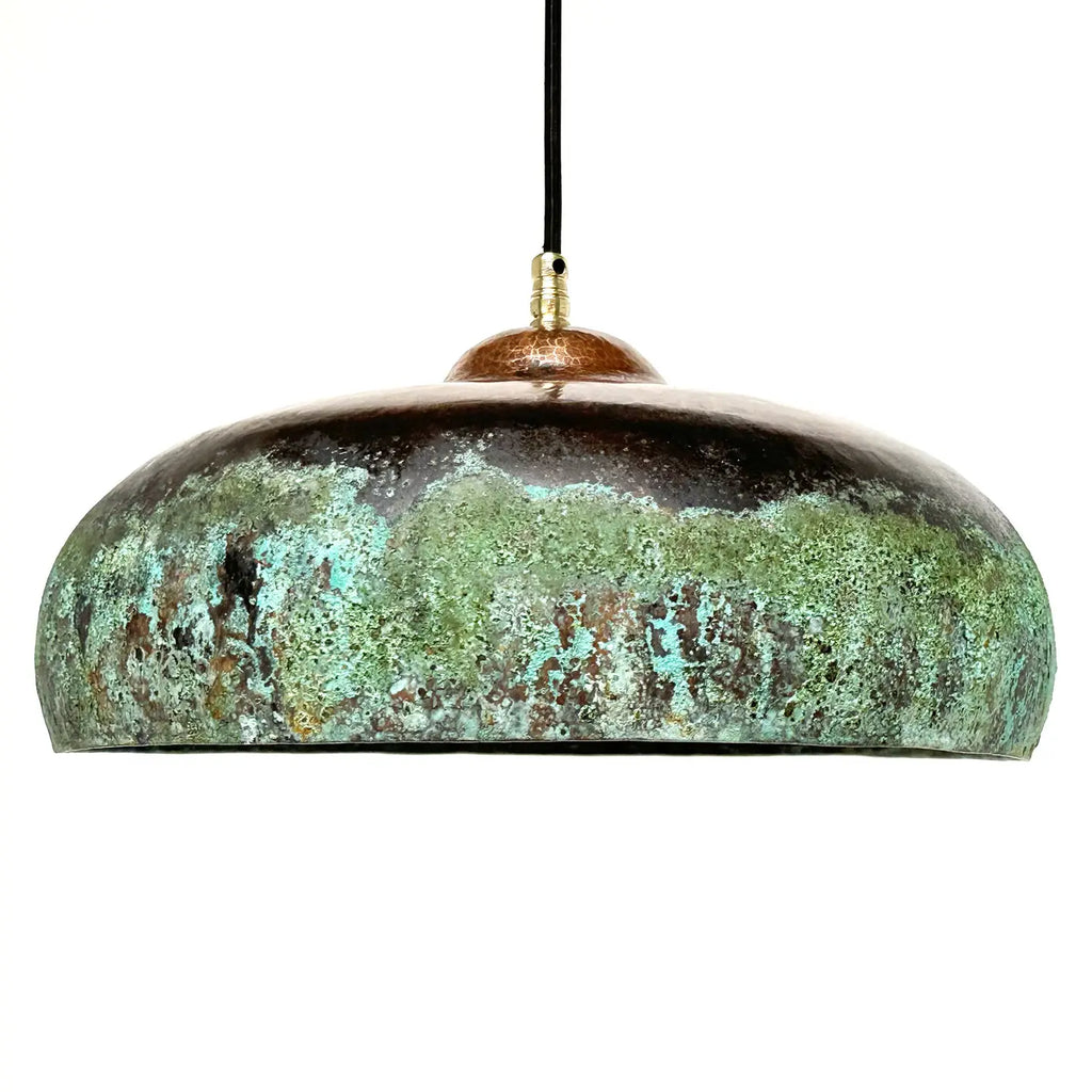 Patina Copper Pendant Light Fixture