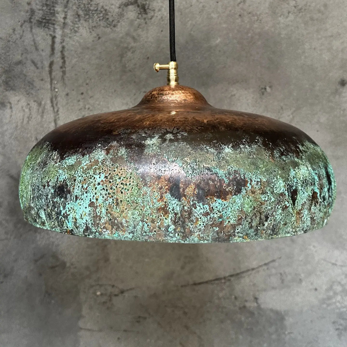 Patina Copper Pendant Light Fixture