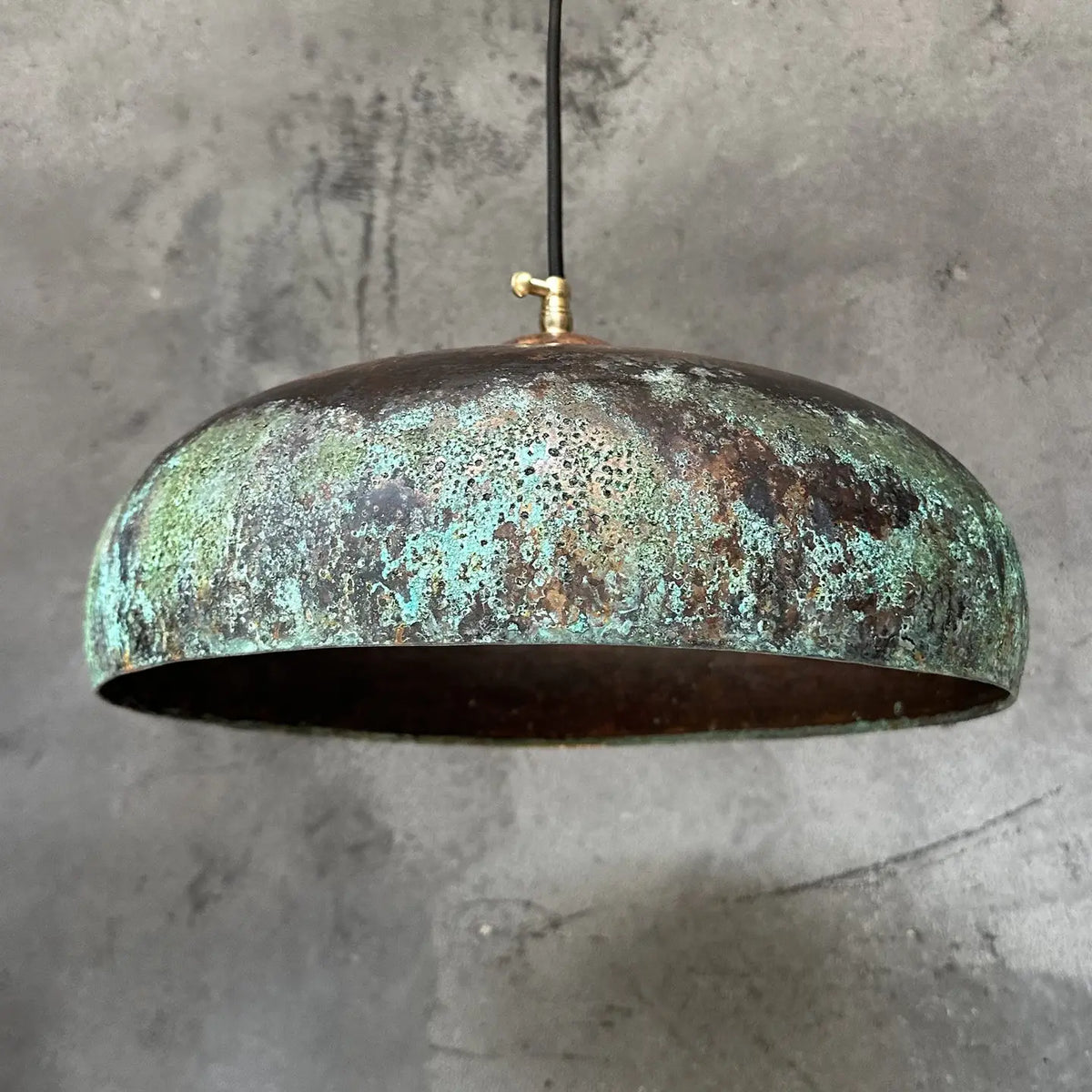 Patina Copper Pendant Light Fixture