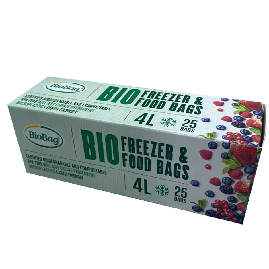 4L Food & Freezer Bags | 1 Roll of 25 Bags
