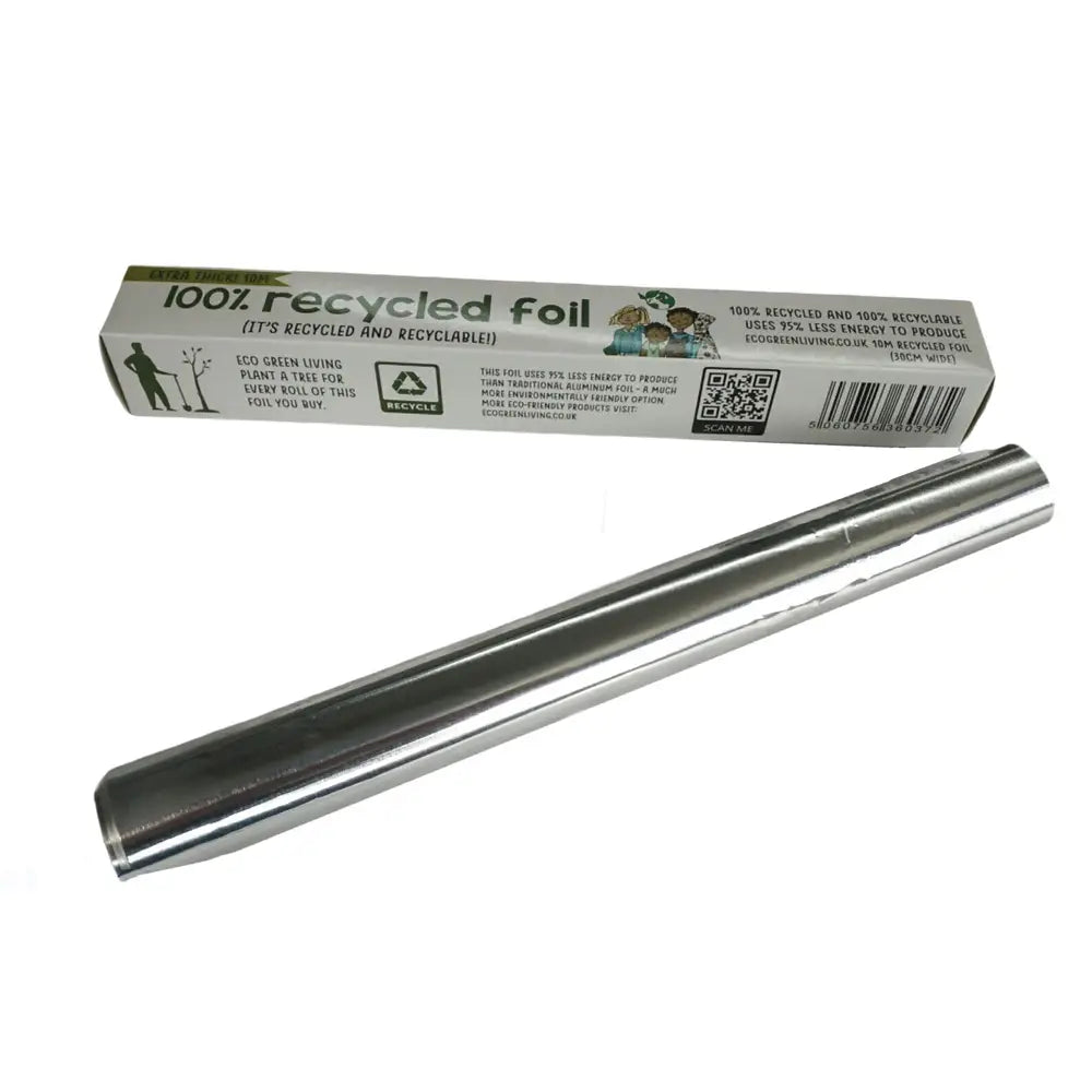 100% Recycled Aluminium Foil - 30cm X 10m