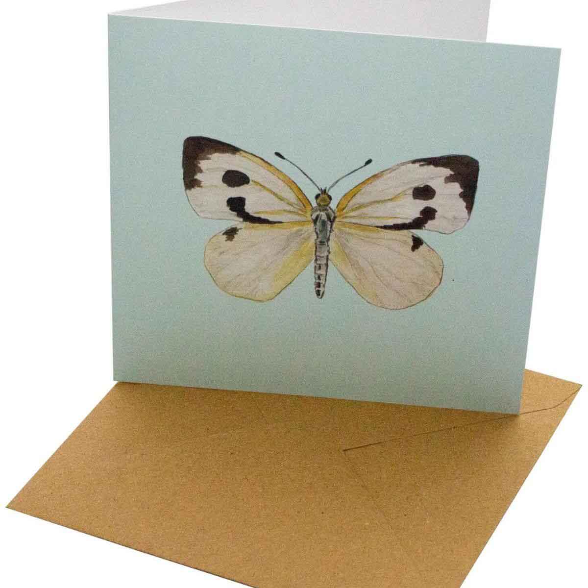 Eco-Friendly Greetings Cards - White Butterfly