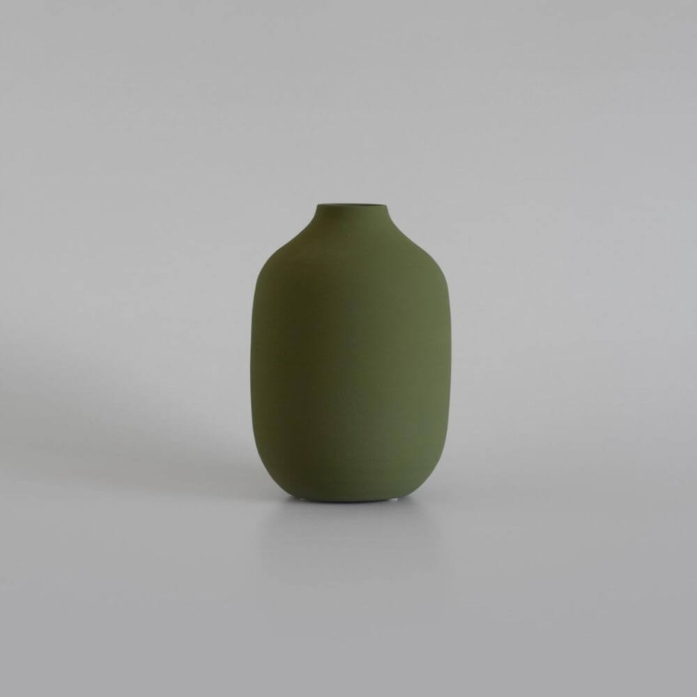 Olive Green Vase