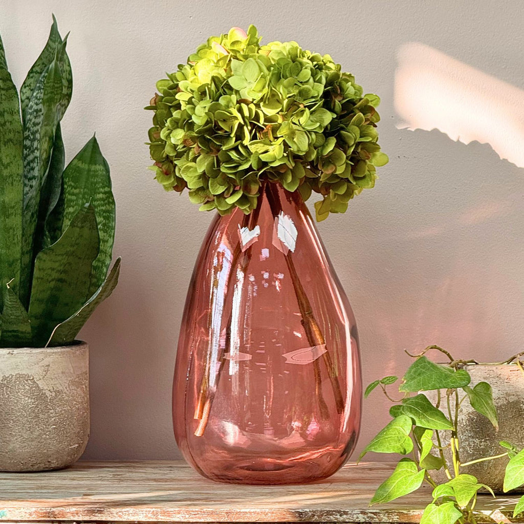 Simplicity Blown Recycled Glass Vase
