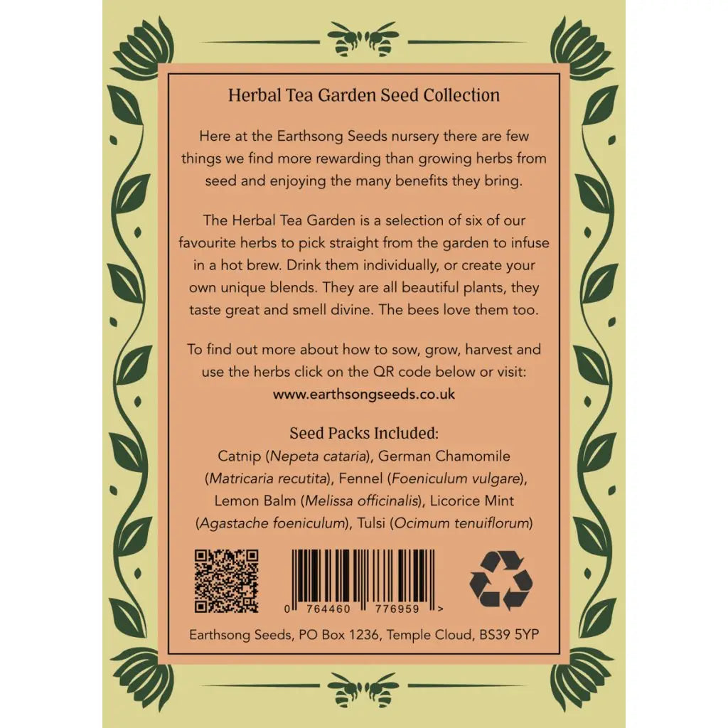 Herbal Tea Garden - Organic Herb Seeds