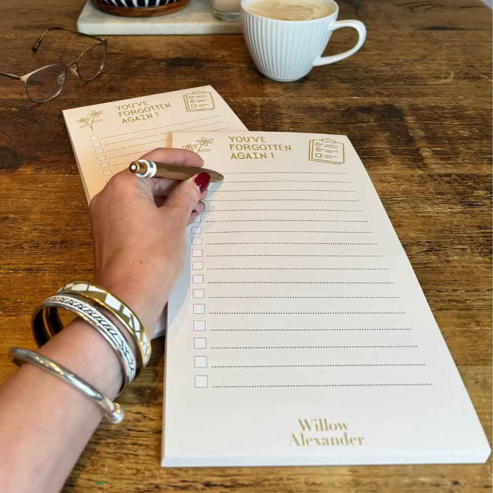 100% Recycled Paper Shopping List