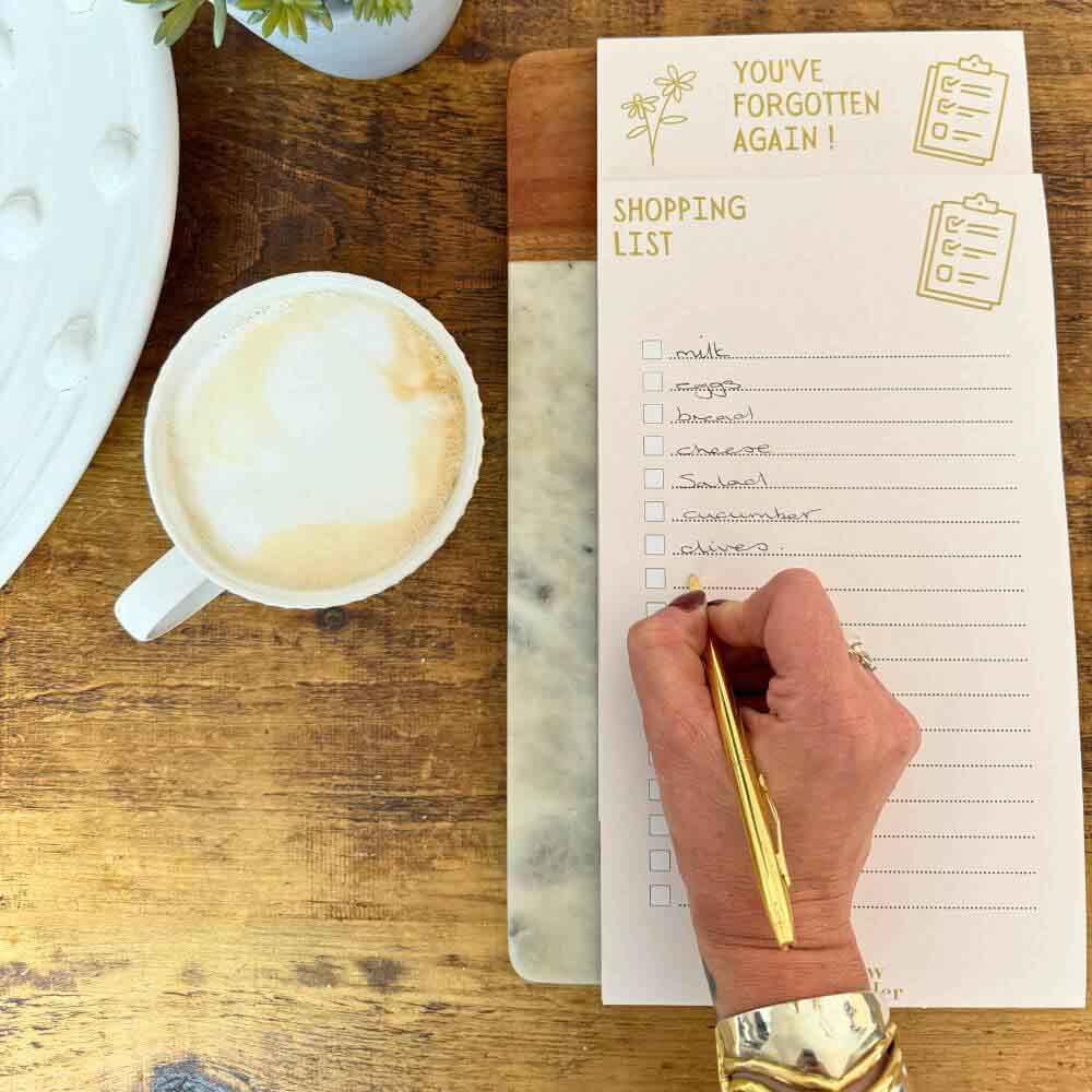 100% Recycled Paper Shopping List
