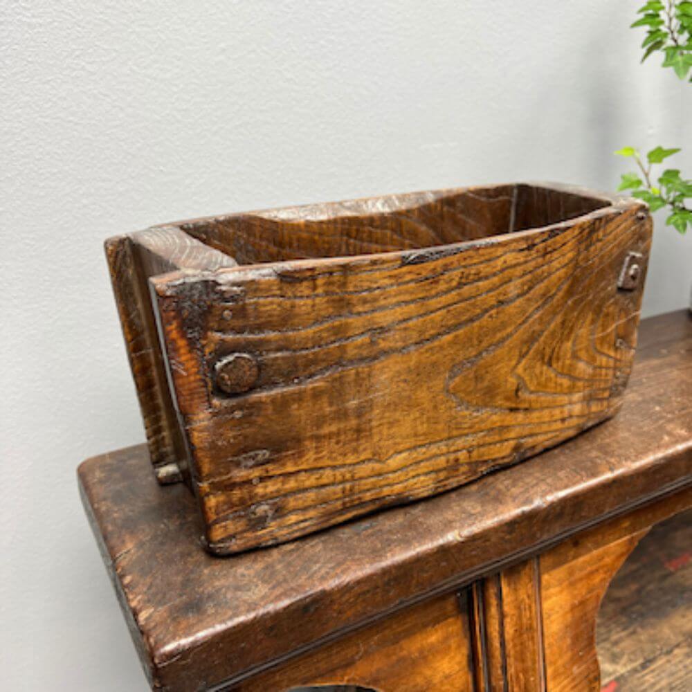 Vintage Hardwood Pot