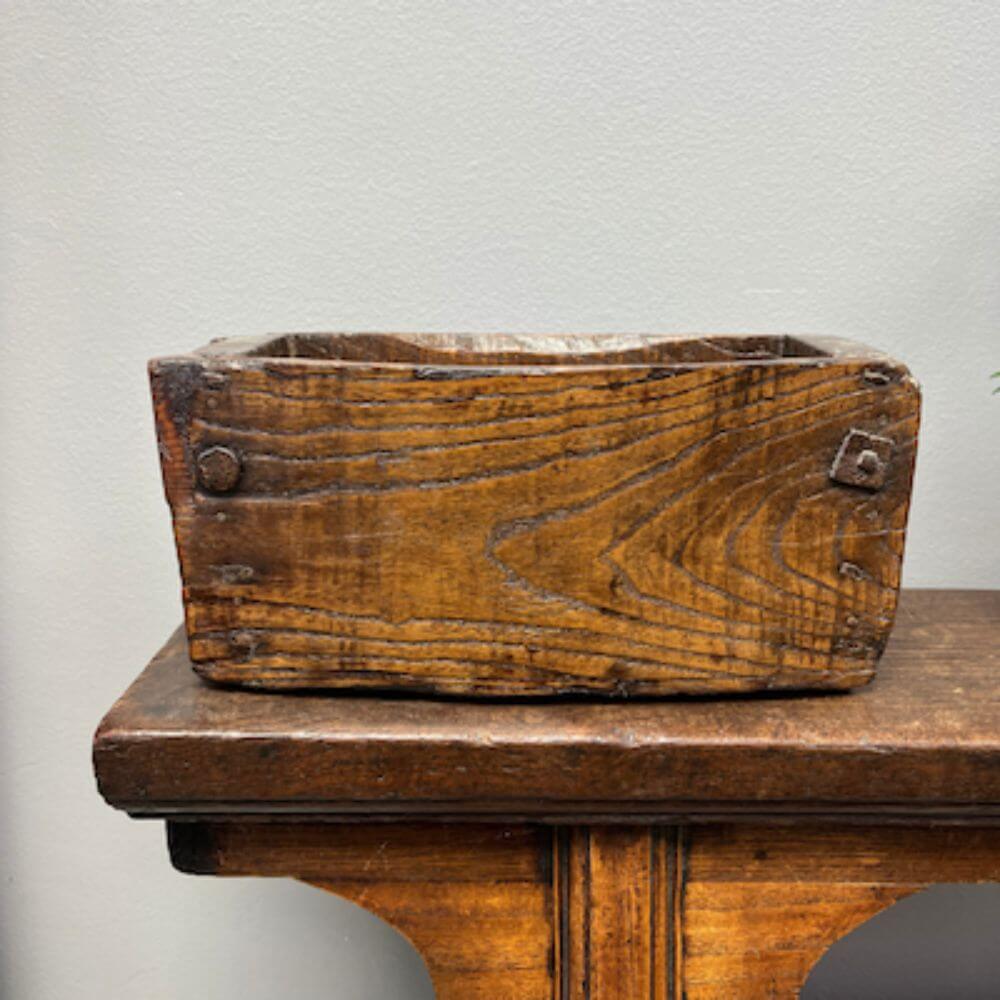 Vintage Hardwood Pot