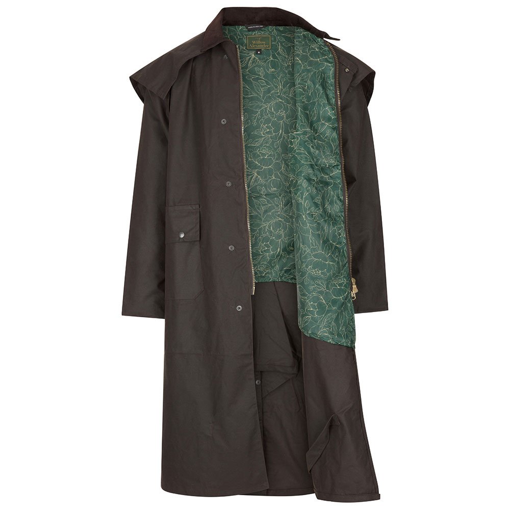 Unisex Wax Stockman Coat with Hood