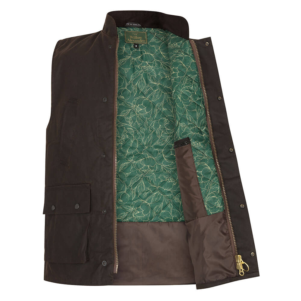 Unisex Wax Quilted Bodywarmer Gilet