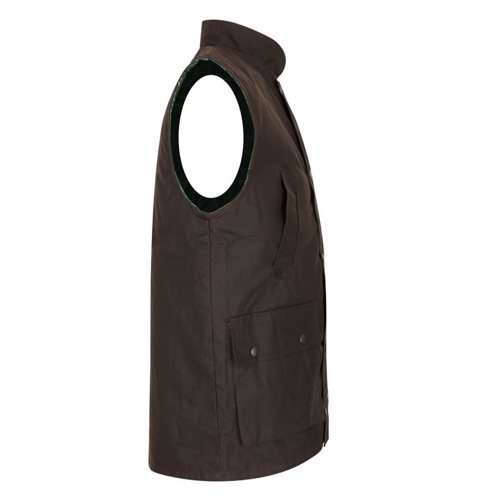 Unisex Wax Quilted Bodywarmer Gilet