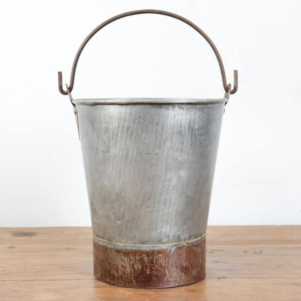 Small Vintage Metal Bucket