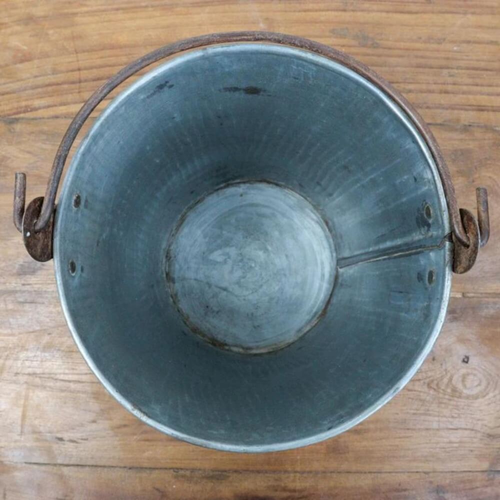 Small Vintage Metal Bucket