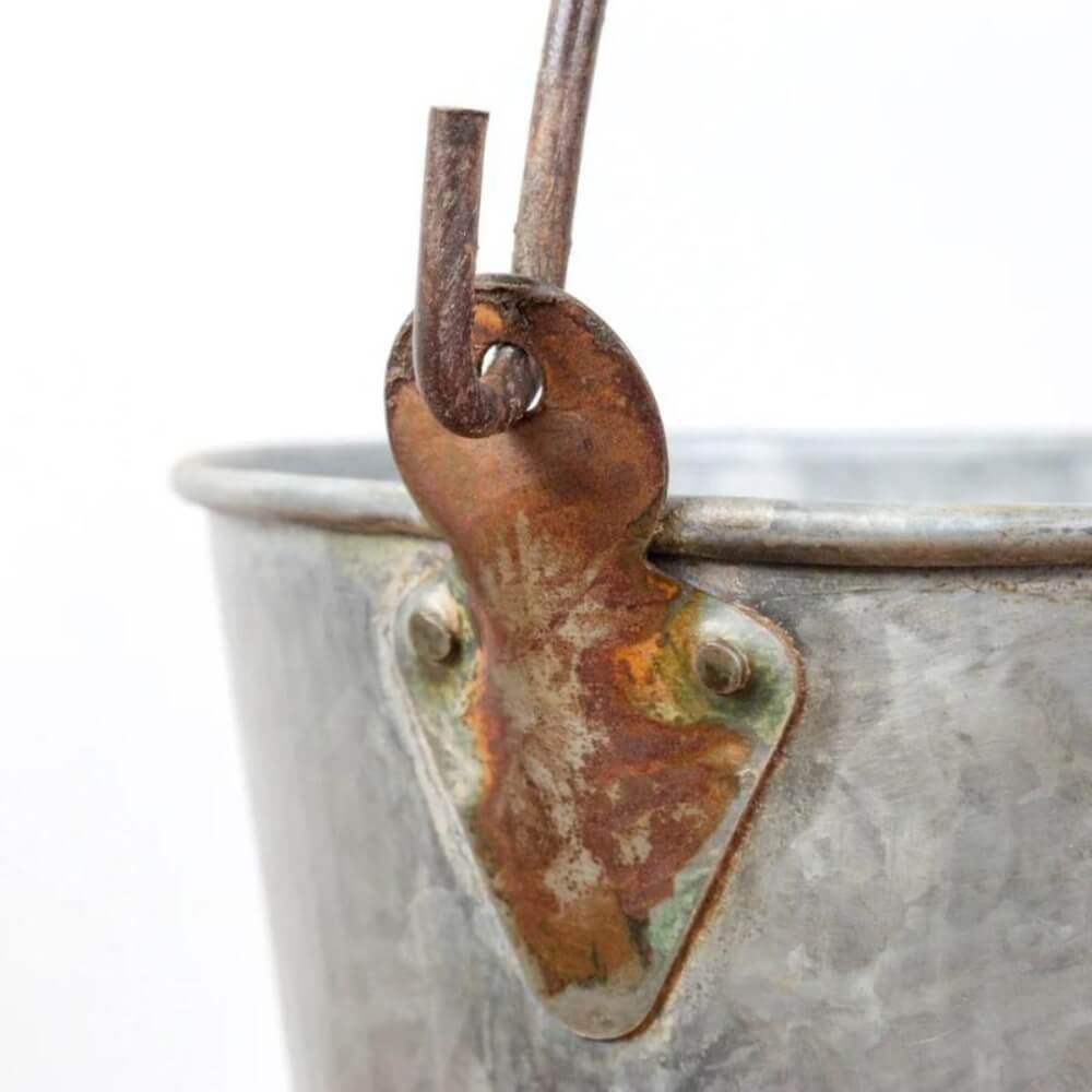 Small Vintage Metal Bucket