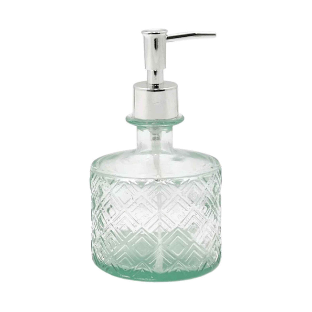 Recycled Glass Bathroom Accessory Set - Clear