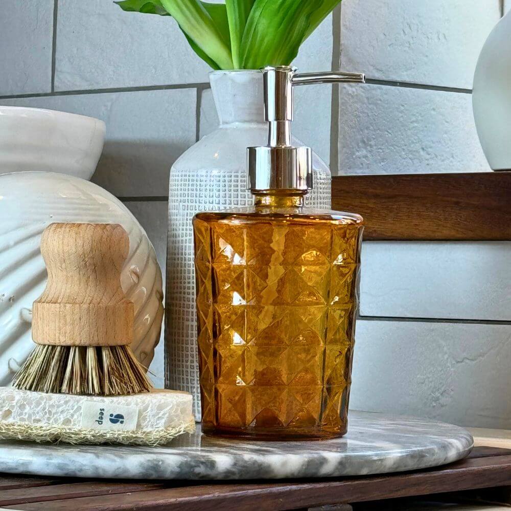 Tall Recycled Glass Soap Dispenser