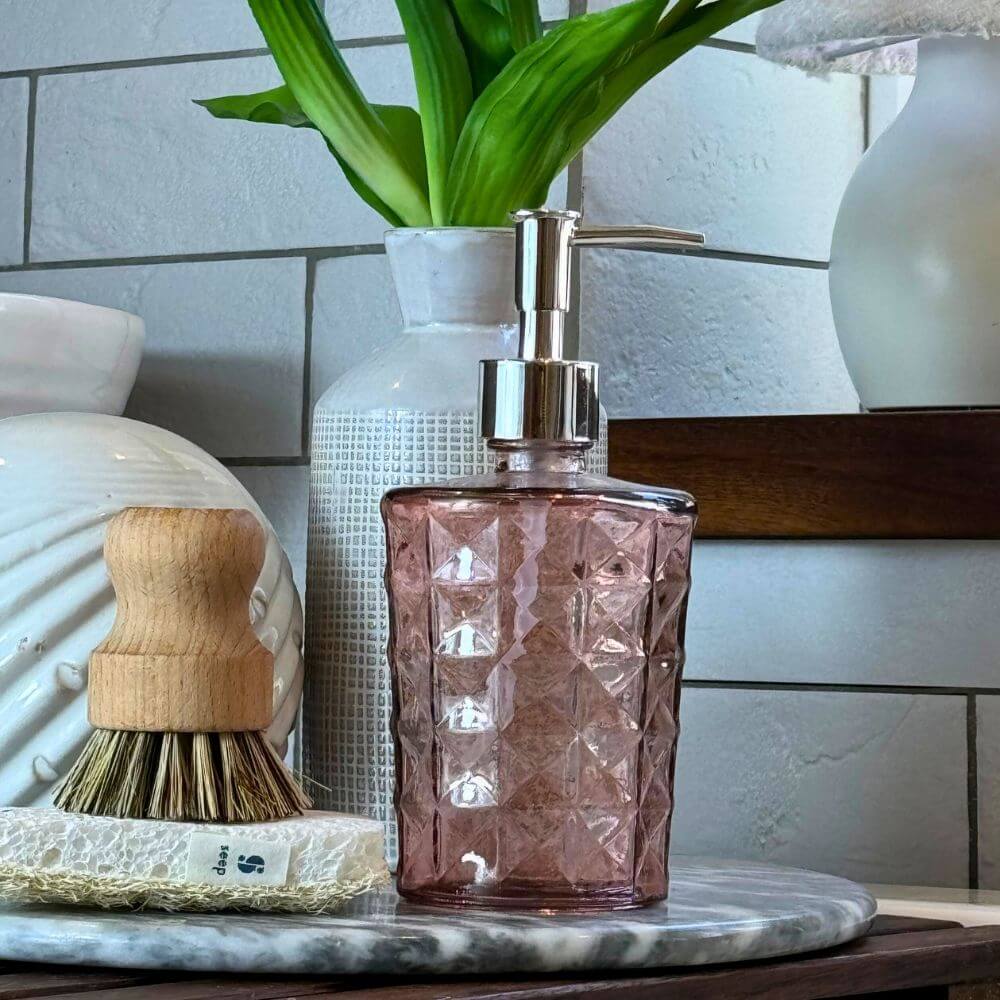 Tall Recycled Glass Soap Dispenser