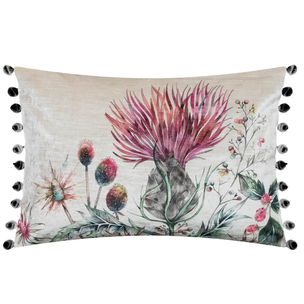 Elysium Velvet Cushion Cover - Onyx