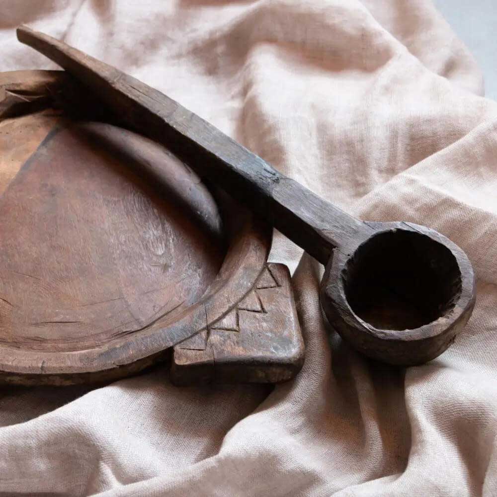 Vintage Wooden Spoon Decoration