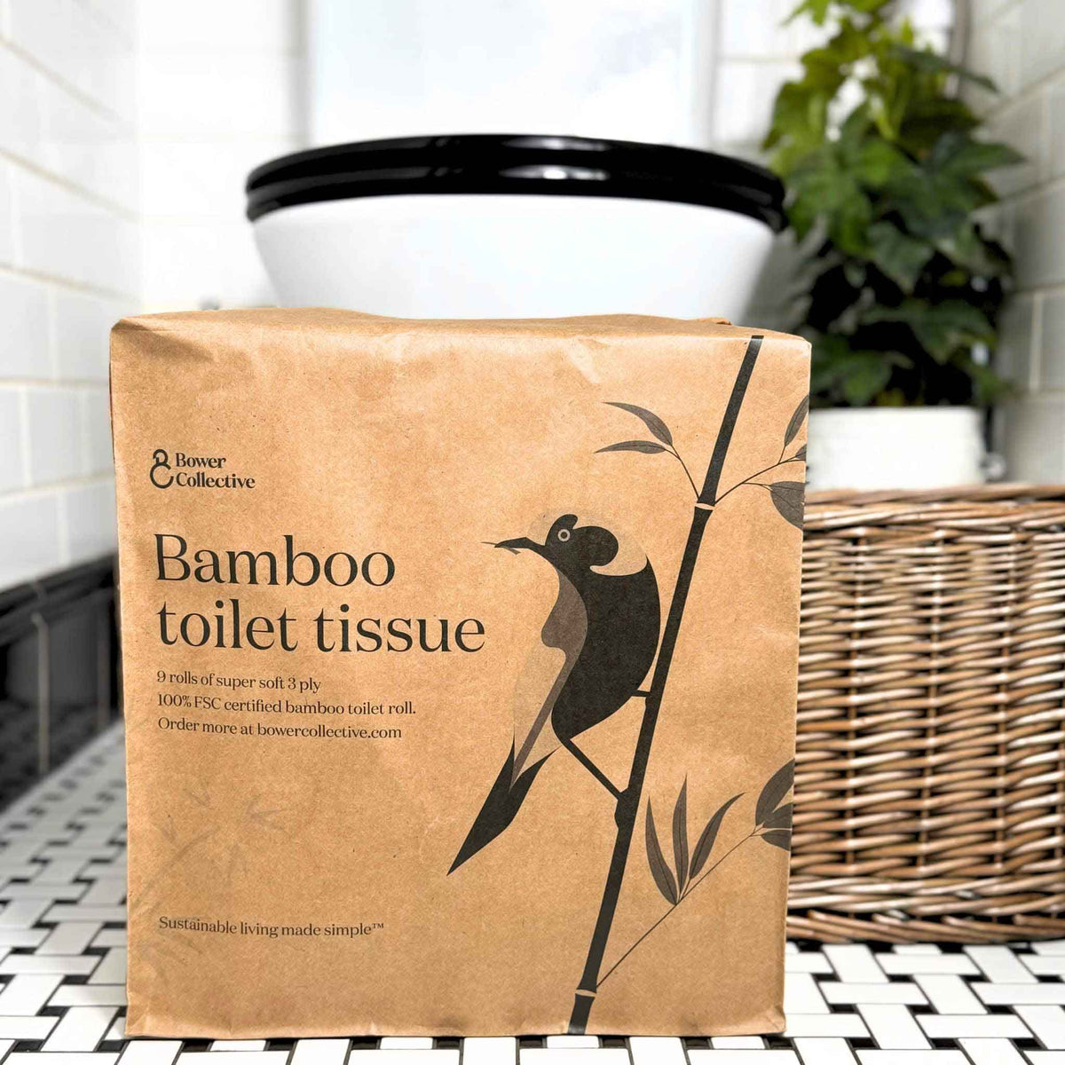 Bower Collective Bamboo Toilet Tissue