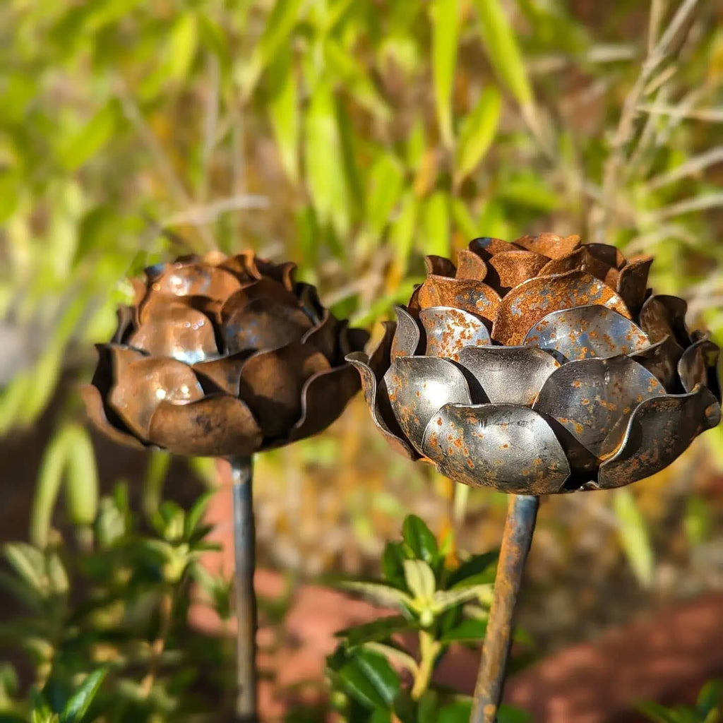 Metal Peony