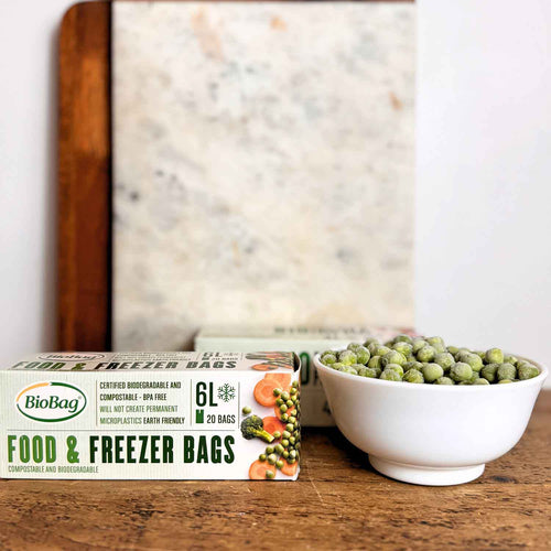 6 Litre Certified Compostable Food & Freezer Bags (20 Bags)